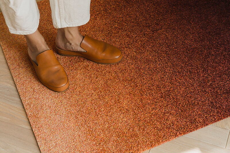 Heymat Dis door mat, 85 x 115 cm, rust, decoration image