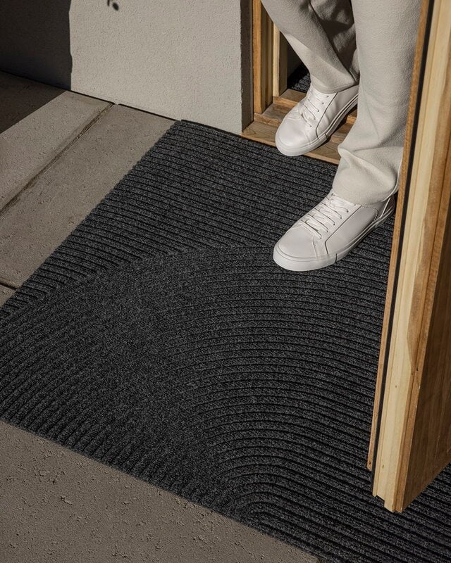 Heymat Stein door mat, 85 x 130 cm, grey, decoration image