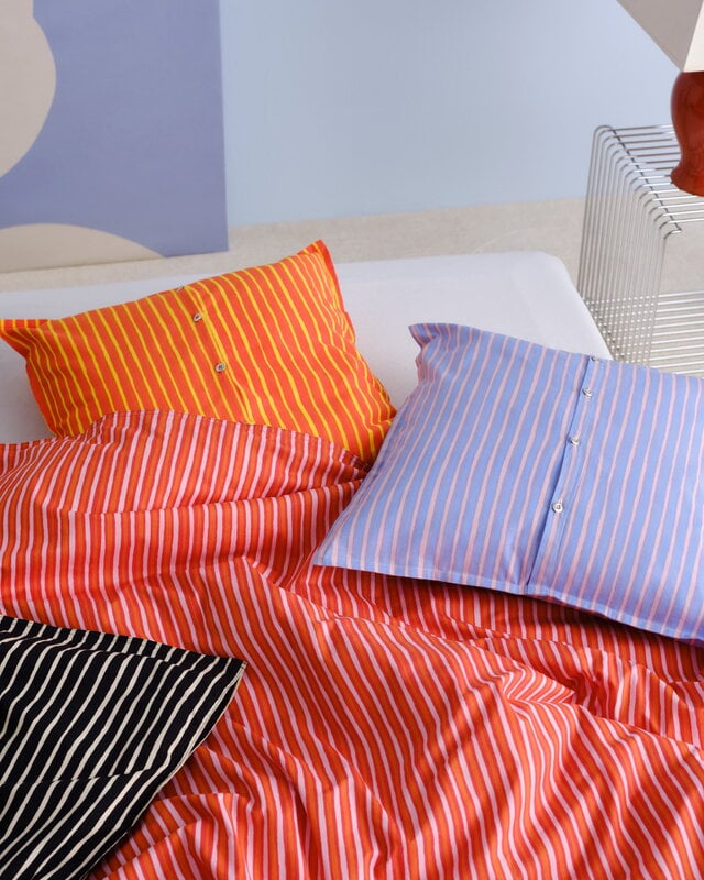 Marimekko Piccolo duvet cover, 150 x 210 cm, warm orange - light