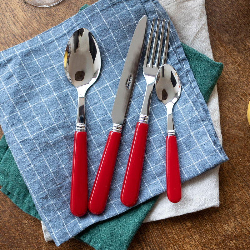 Sabre Paris Pop Unis dinner fork, burgundy, decoration image