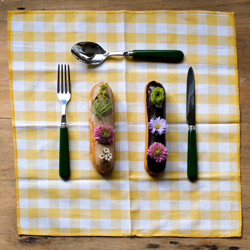 Sabre Paris Pop Unis dinner fork, green, decoration image