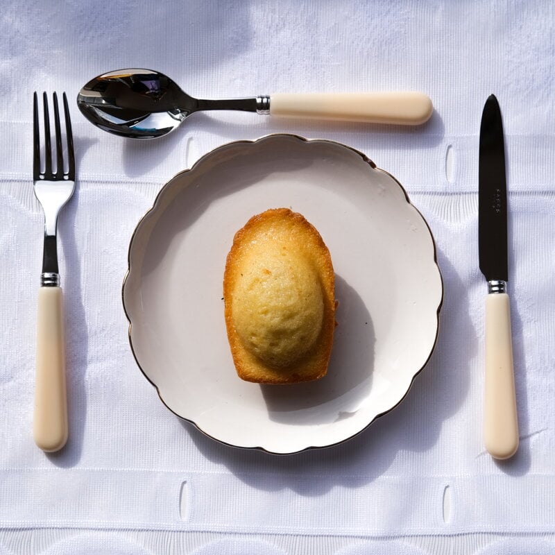 Sabre Paris Pop Unis dinner fork, ivory, decoration image