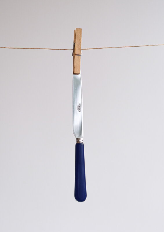 Sabre Paris Pop Unis dinner knife, navy blue, decoration image