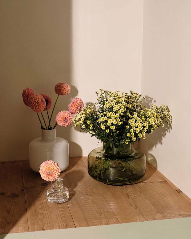 Flower vase, clear | Finnish Design Shop