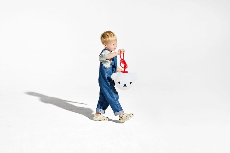 Fatboy Bolleke x Boris portable lamp, red, decoration image