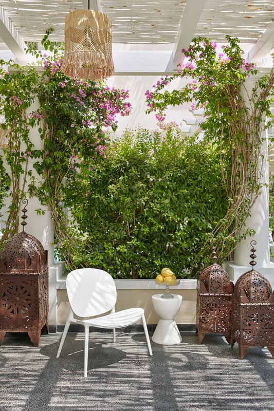 Kartell Prince Aha taburete, blanco cera, imagen de decoración