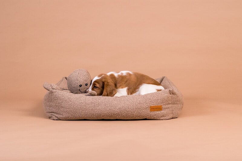PAIKKA Boucle Bed koiranpeti, vaaleanruskea, näkymä 2