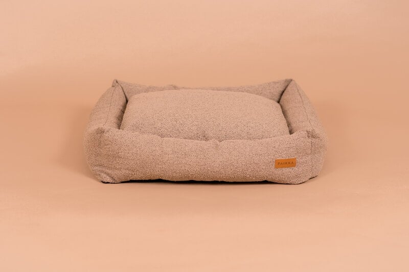 PAIKKA Boucle Bed koiranpeti, vaaleanruskea, näkymä 4