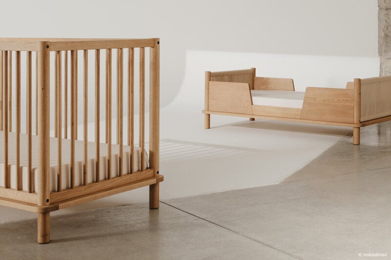 Nobodinoz Latitude Evolving crib, oak, view 14