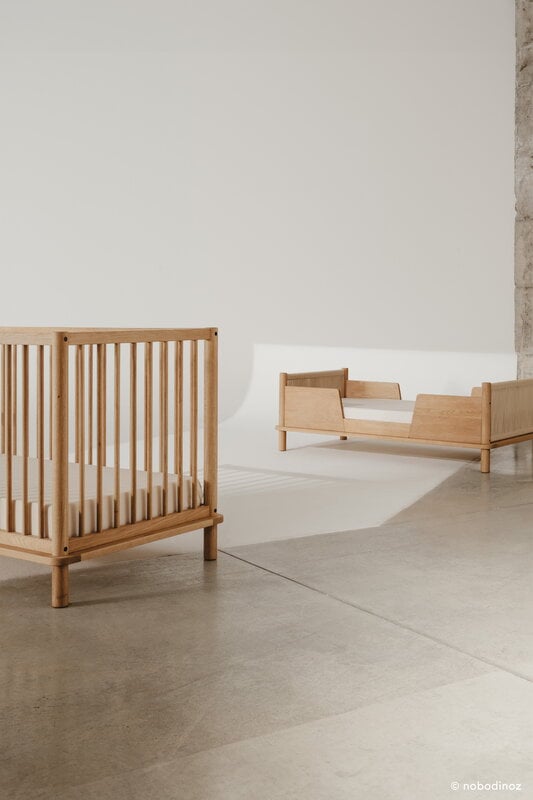 Nobodinoz Latitude Evolving crib, oak, view 16