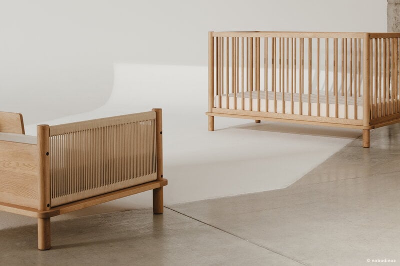 Nobodinoz Latitude Evolving crib, oak, view 11