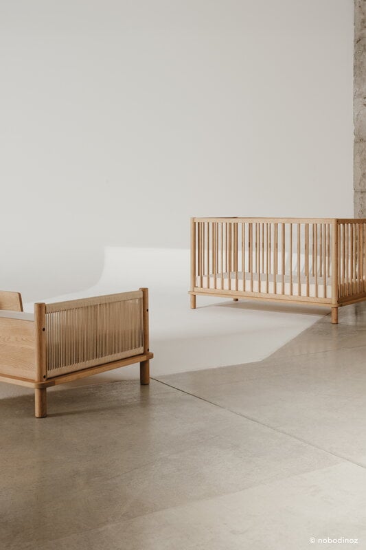 Nobodinoz Latitude Evolving crib, oak, view 19