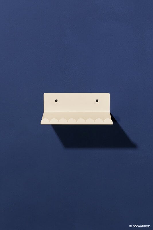 Nobodinoz Wall shelf, 20 cm, ivory steel, view 9