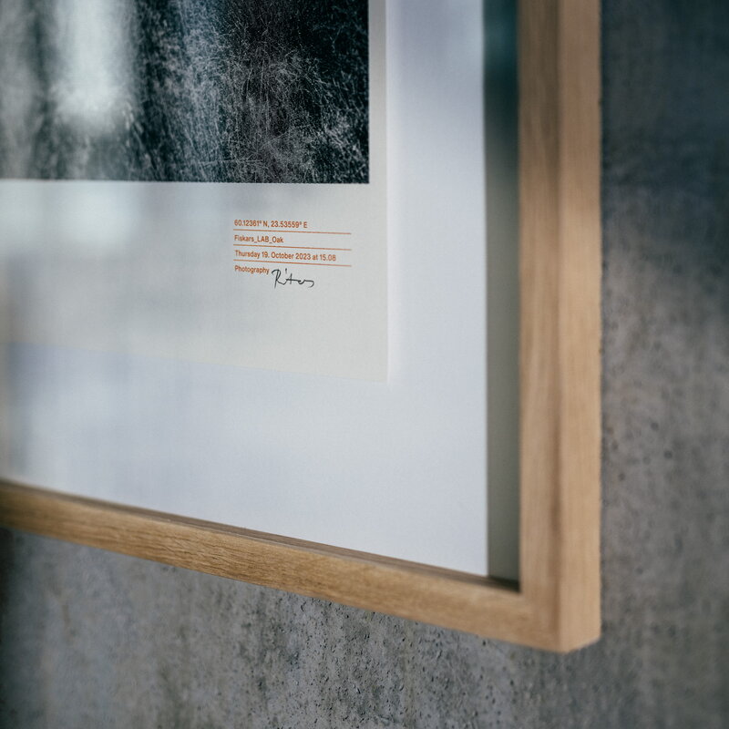 Fiskars LAB Fiskars LAB wall poster, 50 x 70 cm, Oak, decoration image