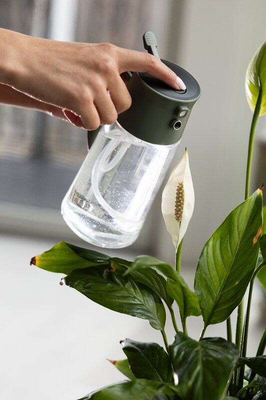 Fiskars Arrosoir Plant Care mist and pour, vert - transparent, image décorative