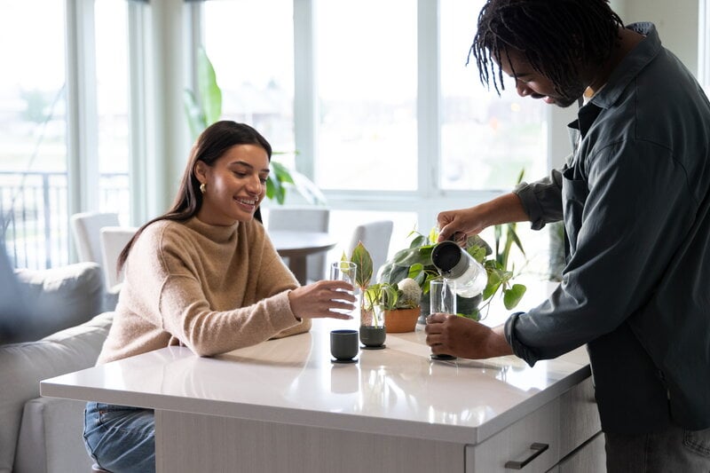 Fiskars Plant Care pistokkaiden idätyslasi, 3 kpl, vihreä - kirkas, näkymä 11