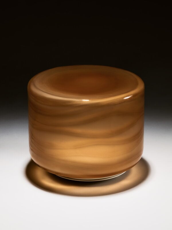 Iittala Unda pöytävalaisin, 240 x 180 mm, dusk, näkymä 2
