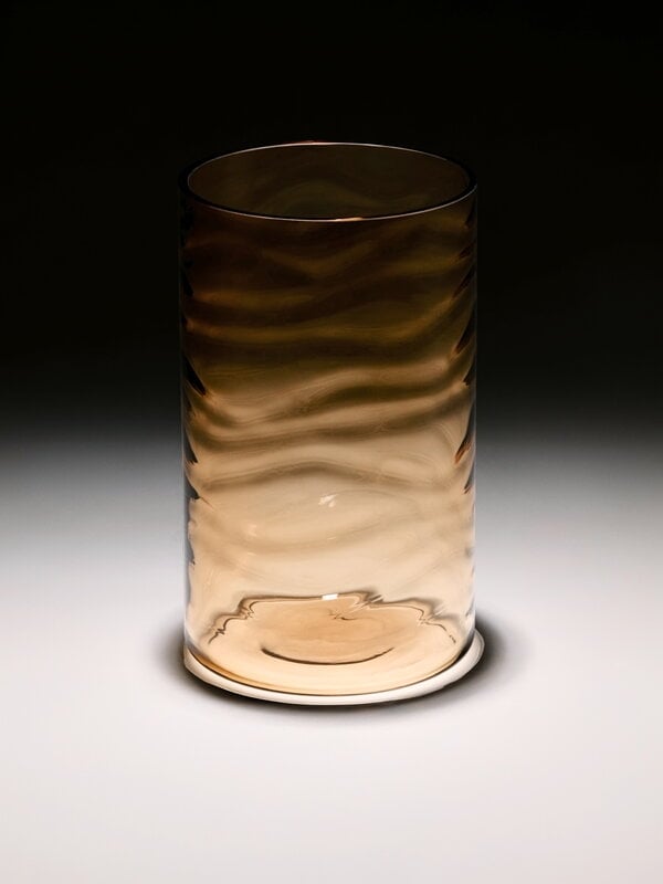 Iittala Unda vase, 250 mm, dusk, view 2