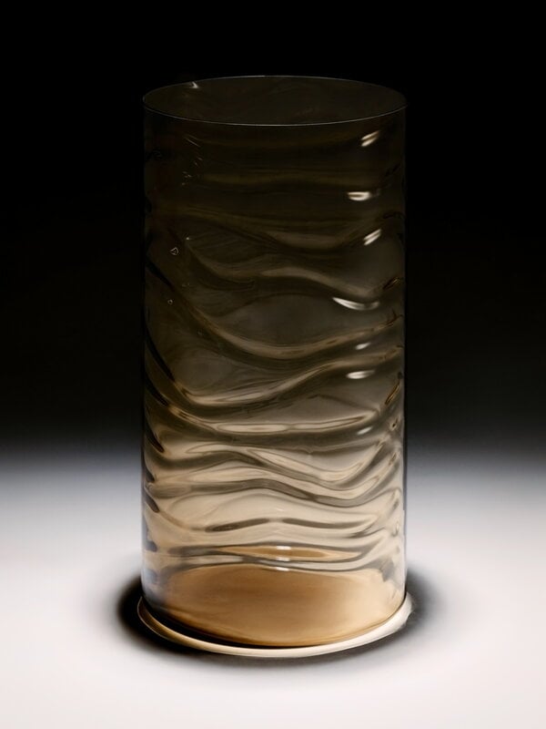 Iittala Unda vase, 400 mm, shadow, limited edition, view 2