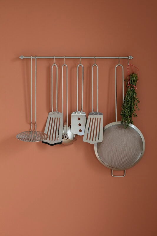 Eva Solo Eva Trio stekspade, lång, 28 cm, borstat stål - silikon, dekorationsbild