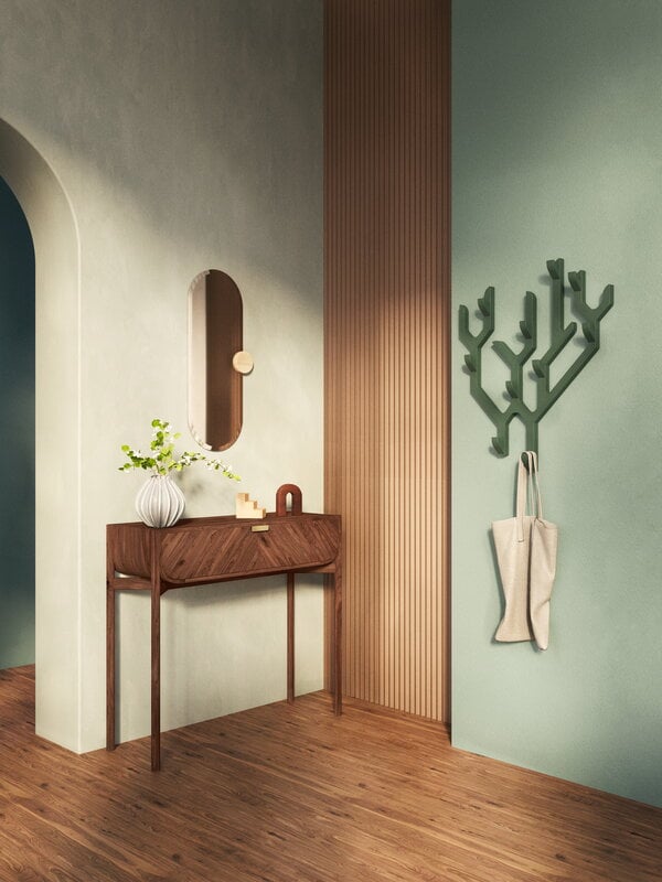 Hartô Ambroise wall coat rack, sage green, decoration image
