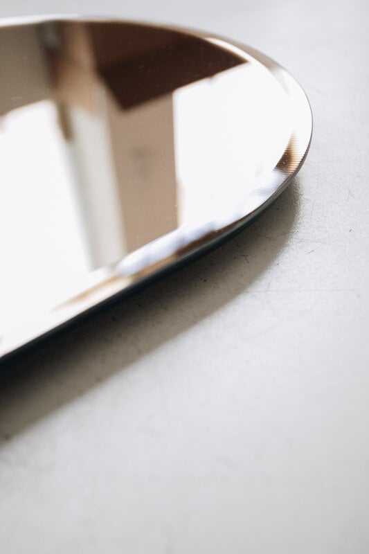 Hartô Sonia wall mirror, smoked glass - oak, decoration image