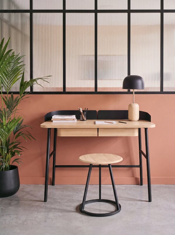 Hartô Gustave stool, 45 cm, ash - slate grey, view 4