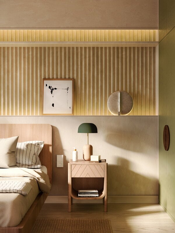 Hartô Nina pöytävalaisin, ash green, näkymä 7