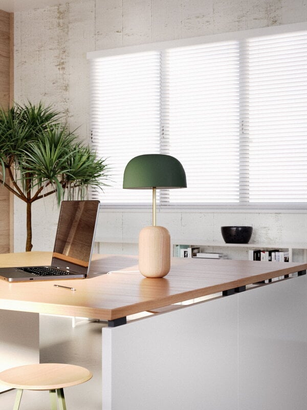 Hartô Nina pöytävalaisin, ash green, näkymä 4