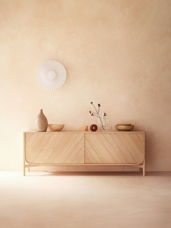 Hartô Carmen wall lamp, 2025 model, 50 cm, white, decoration image