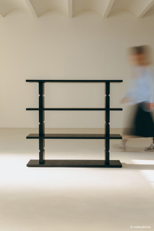 Nobodinoz Noon bookshelf, black, view 2