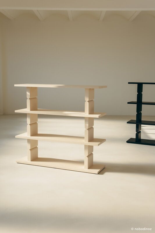 Nobodinoz Noon bookshelf, ivory, view 2