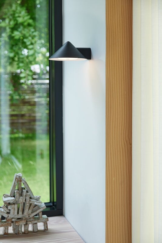 Frandsen Grasp lámpara de pared recargable, negro mate, imagen de decoración