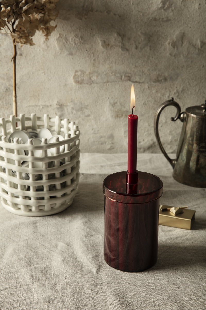 blootstelling paling Vrijstelling ferm LIVING Ceramic basket, small, off-white | Finnish Design Shop