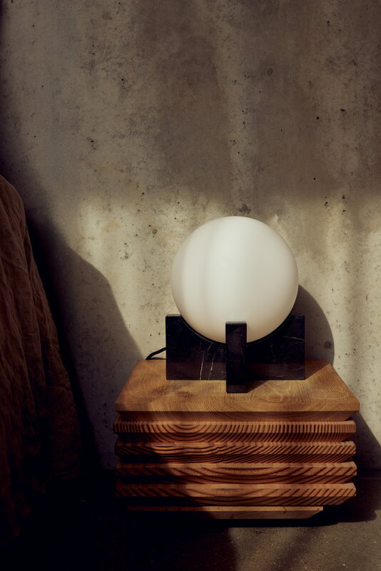 Frandsen Hito table/wall lamp, black - white, decoration image