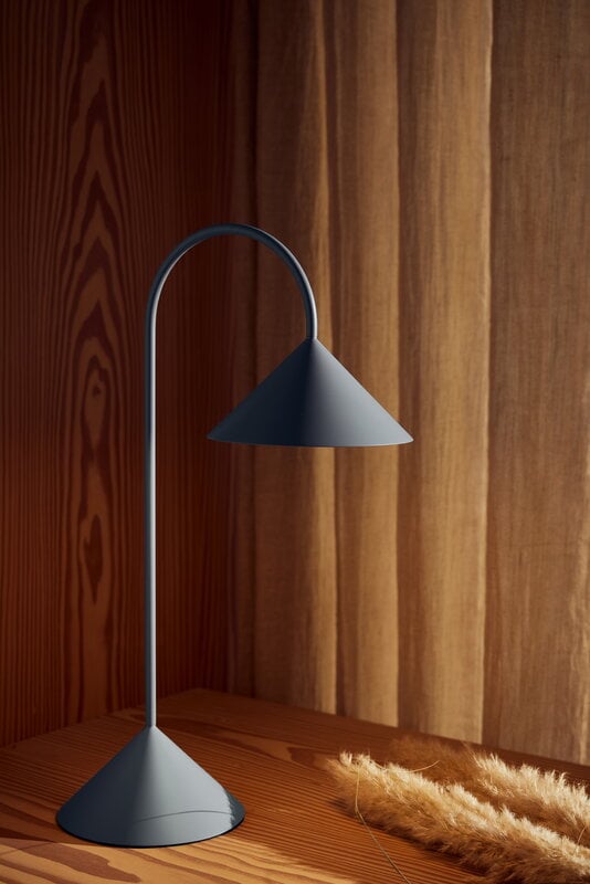 Frandsen Grasp portable table lamp, 47 cm, skyway blue, decoration image