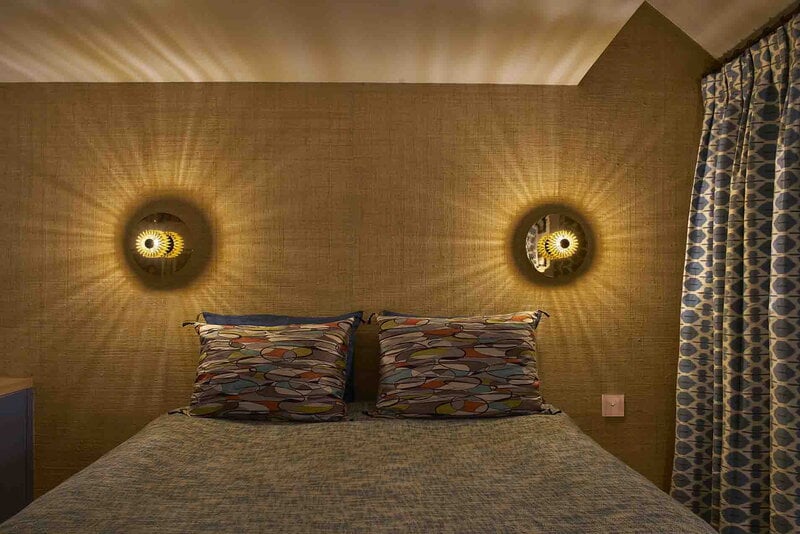 DCWéditions In The Sun 270 wall/ceiling lamp, gold - silver, decoration image