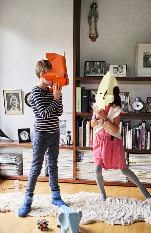 Vitra Eames Elephant, small, Eames Red Orange RE | Finnish Design Shop