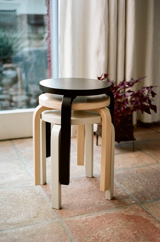 Aalto stool 60, birch | Finnish Design Shop