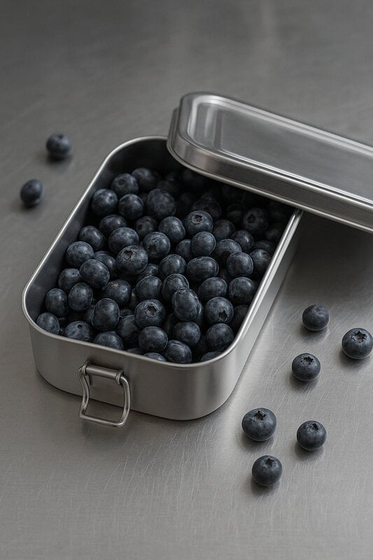 Nichba Lunch box, stainless steel, view 2