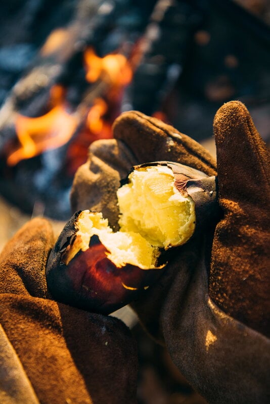 Snow Peak Fireside gloves, view 2