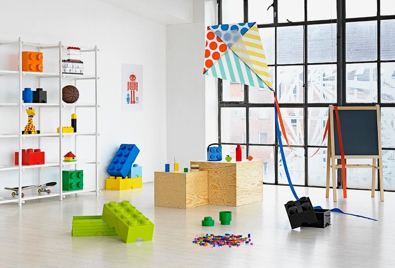 browser emne gå på arbejde Room Copenhagen Lego Storage Brick 8, blue | Finnish Design Shop