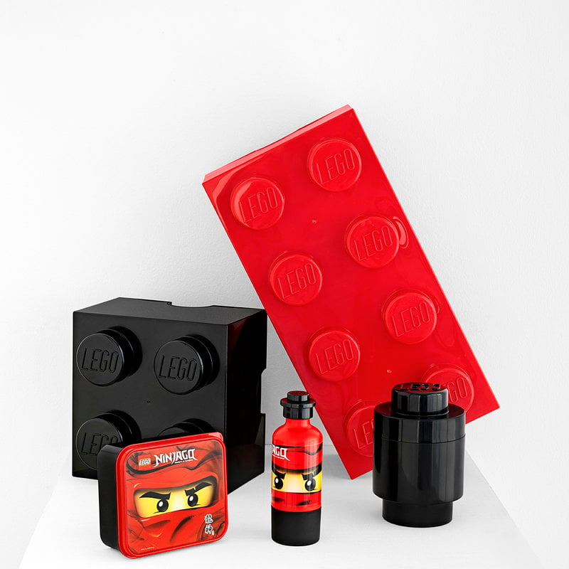 Room Copenhagen Lego Box with handle, red
