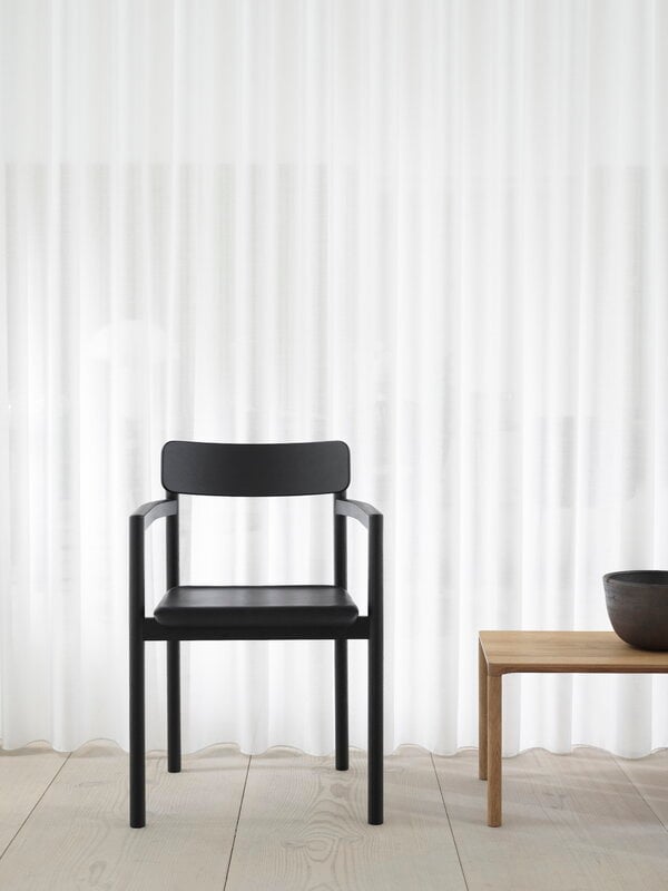 Fredericia Post armchair, black lacquered oak, view 8