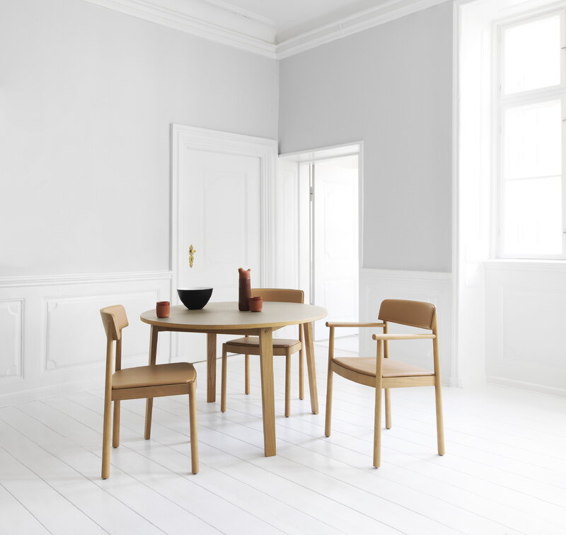 Normann Copenhagen Timb armchair, tan, decoration image