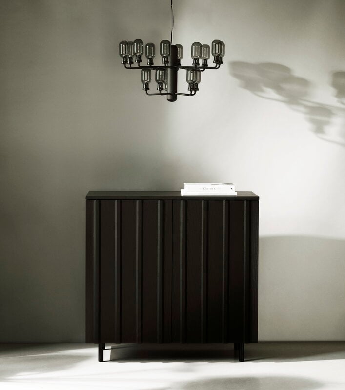 Normann Copenhagen Rib cabinet, 98,5 cm, soft black, decoration image