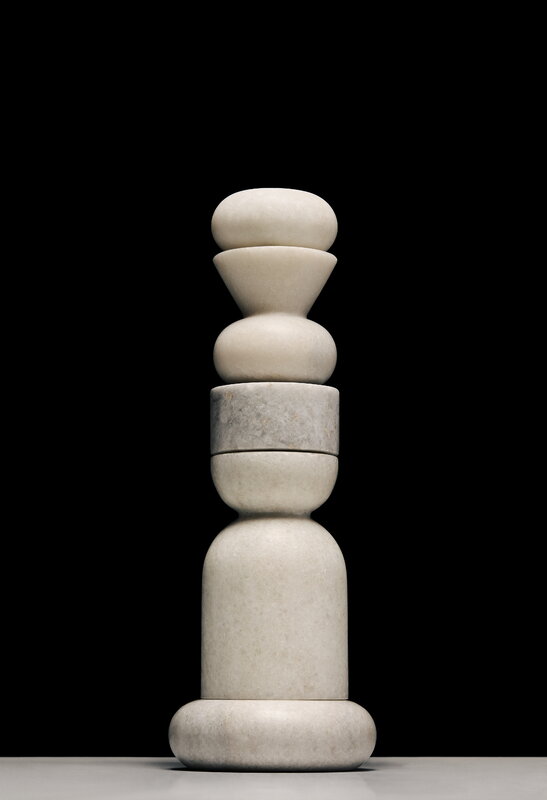 Tom Dixon Stone stacking candleholder, white, decoration image