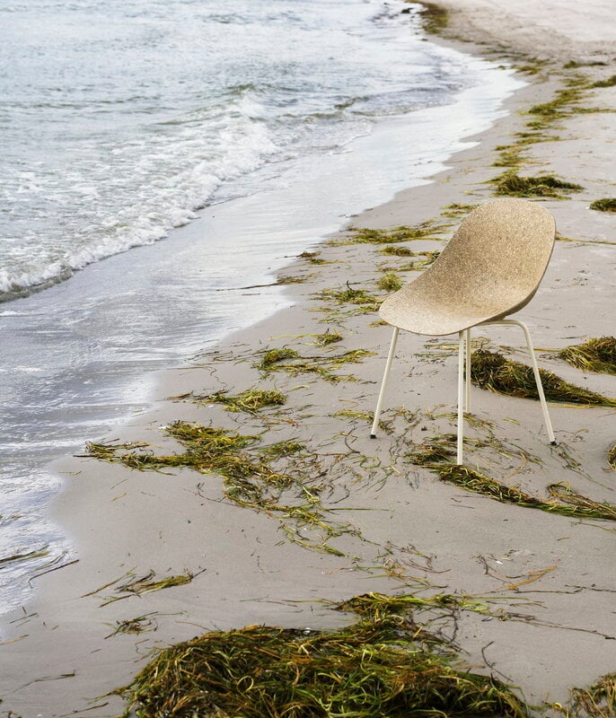 Normann Copenhagen Mat chair, cream steel - seaweed, view 10