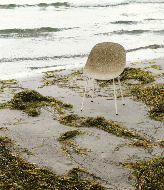 Normann Copenhagen Mat chair, cream steel - seaweed, view 12