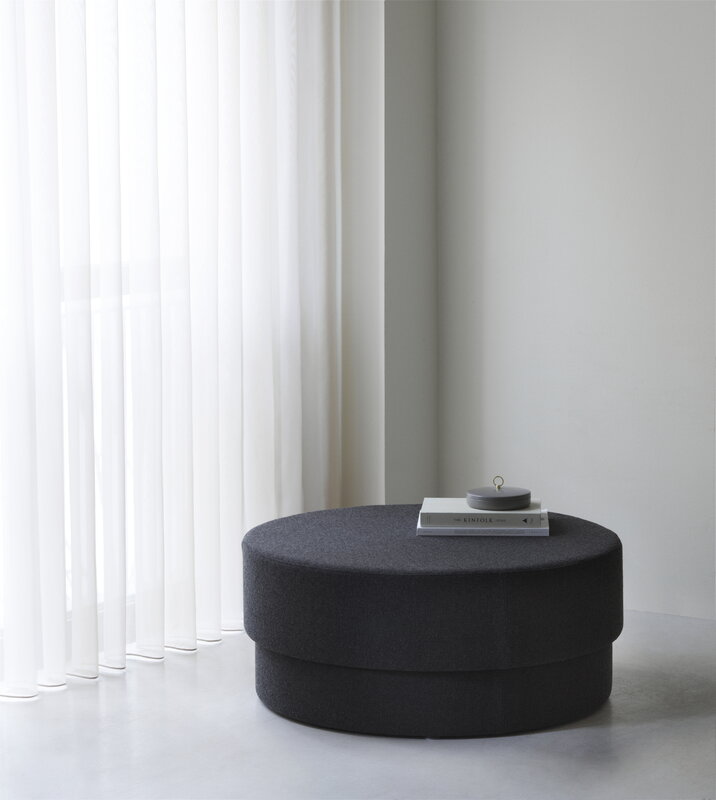 Normann Copenhagen Silo pouf, large, grey, decoration image